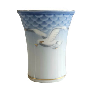 B&G Copenhagen "Seagull" Porcelain Toothpick Holder / Small Vase - Vintage